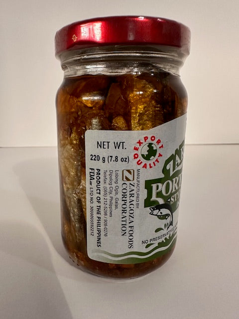 Zaragoza Portuguese Style Sardines in Corn Oil, Mild Hot, 220g