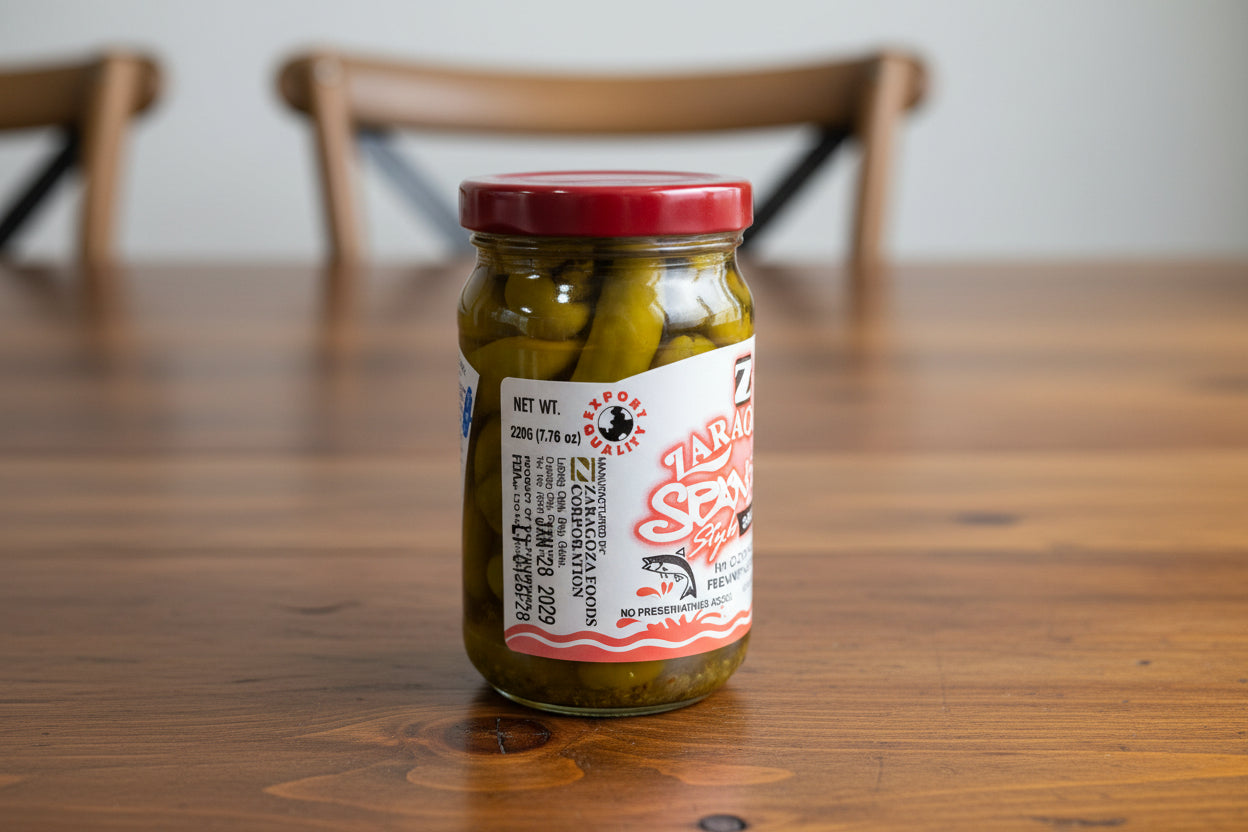 Zaragoza Spanish Style Sardines, HOT, 220g