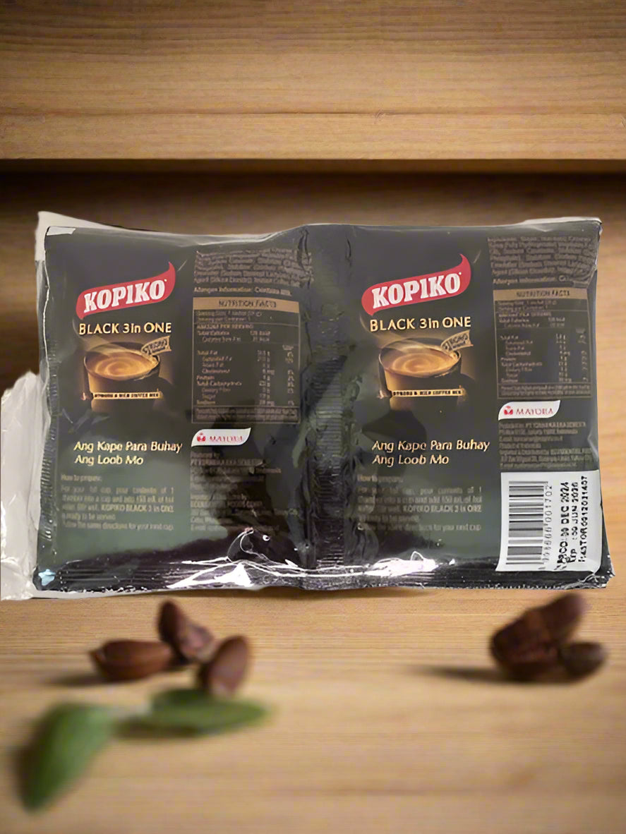 Kopiko Black 3 in 1 Instant Coffee Mix- 12 packets